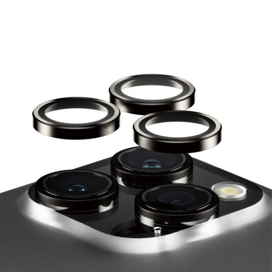 Panzerglass&trade; Hoops Kameraschutz Iphone 15 Pro | 15 Pro Max - Black Titanium
